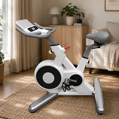 White Exercise Bike