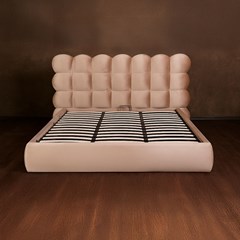 Upholstery Bed with Gas Lift 180x200 - Taupe