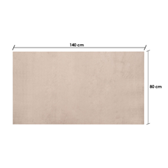 Soft Rug – Dark Beige 80x140cm