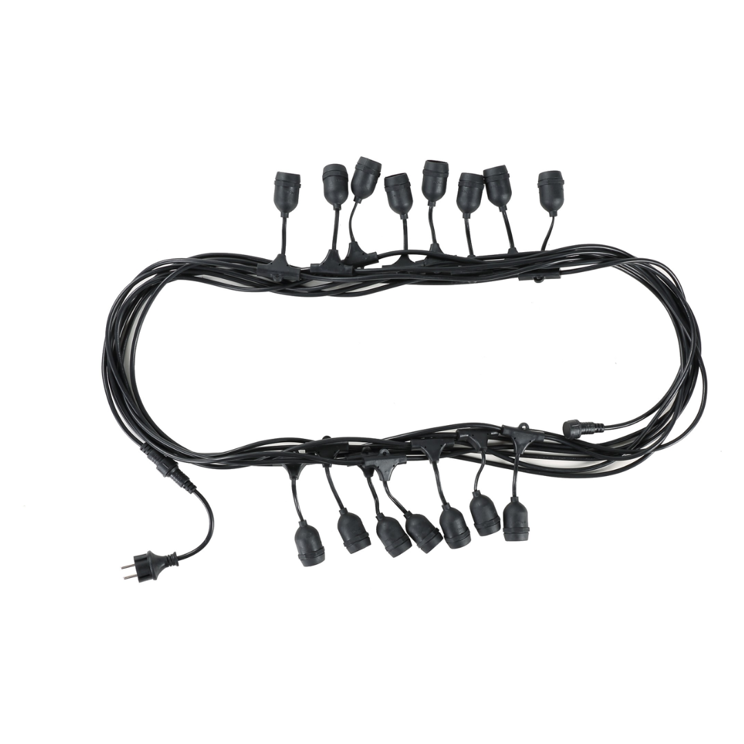 Outdoor E27 String 15M - 15 Sockets