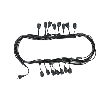 Outdoor E27 String 15M - 15 Sockets