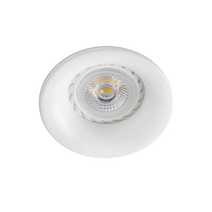 Neon White Round Recessed Lamp 1XGU10