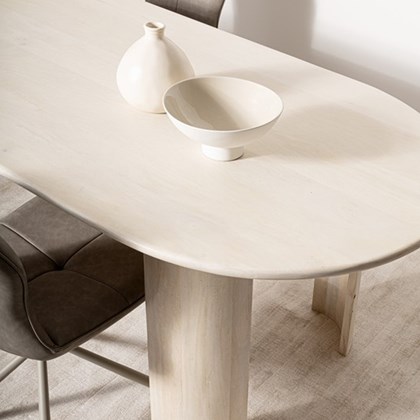 Orlando Natural Oval Table
