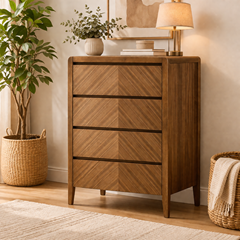 Natural Walnut Chest