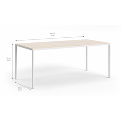 Family Table 90cm x 180cm - Oak White