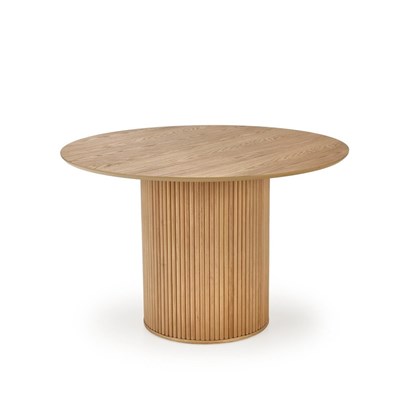 Round Dining Table - Natural Oak