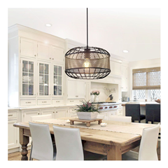 Castello Suspension in Metal Black and Gold