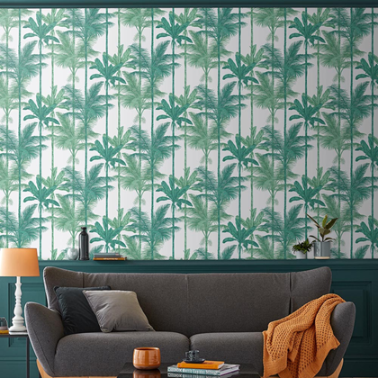 Jungle Luscious Green Wallpaper