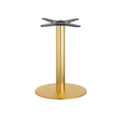 Carrara Marble Effect Table Top & Tiffany Base Brass