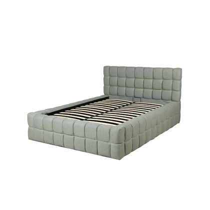 Upholstery Bed with Gaslift – Green