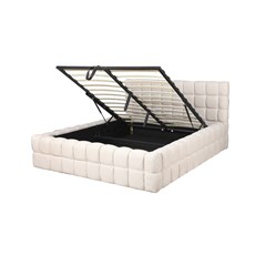 Upholstery Bed with Gas Lift 160x200 – Beige