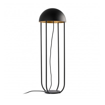 Jellyfish Black And Gold Floor Lamp