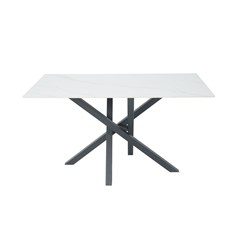 Dining Table White Ceramic