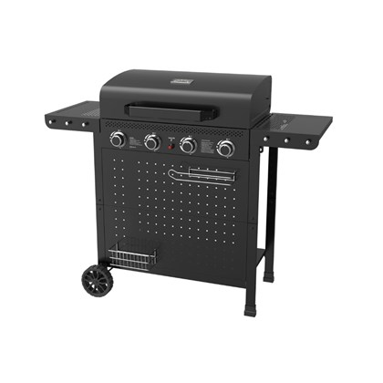 4 Burner Gas Grill Black