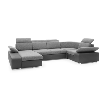 Cor Sofabed with Chaise Left – Dark Grey