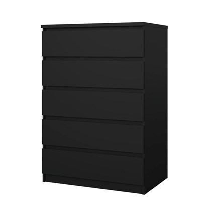 Black Naia Chest 5 drawers