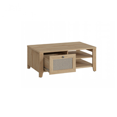 Coffee Table 1 Shelf – Jackson Hickory & Amadeus