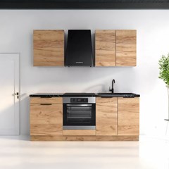 Apartment Package Set - Black & Oak