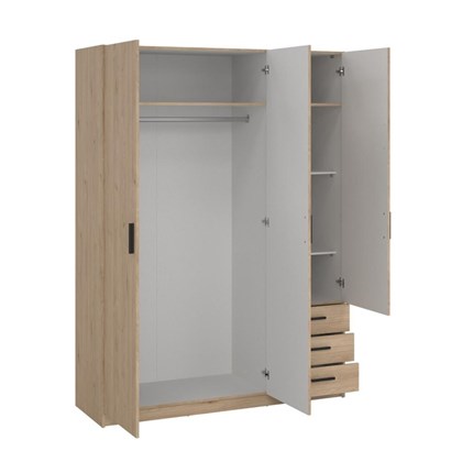Sprint Wardrobe with 3 doors  & 3 drawers