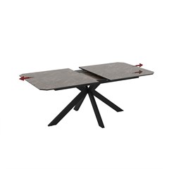 Dining Table Extendable 180-240x100x76cm - High Gloss