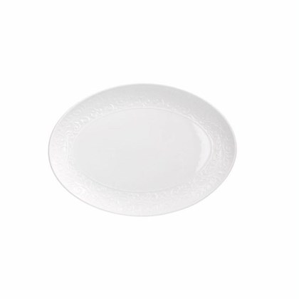 Oval Plate Cm 30 Porcelain White