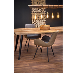 Extendable Table 120–180/80 – Black