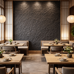 Rough Granite Wall Panel 1180x600mm - Dark Grey