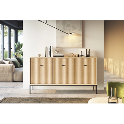 Sideboard 3 Doors 3 Drawers - Vicenza