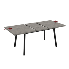 Dining Table  EXT 138-178x85x76 cm