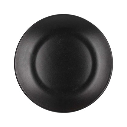 Dinner Plate Cm 26 Nero Porcelain Stoneware Black
