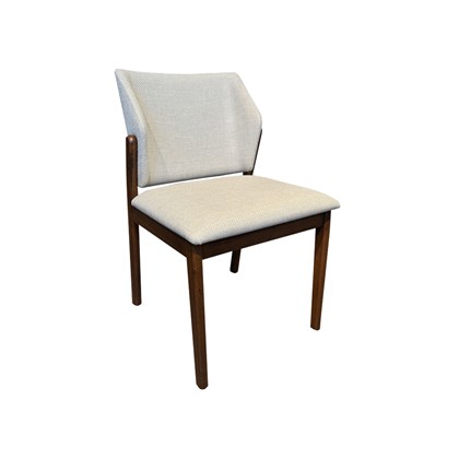 Dining Chair – Grey & Walnut