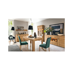 Extendable MDF Table 160–200 PVC Oak Grand
