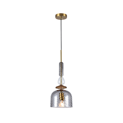 Smoke Glass Pendant Light – Modern Elegance