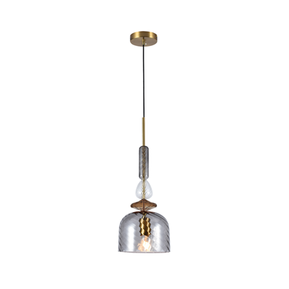 Smoke Glass Pendant Light – Modern Elegance