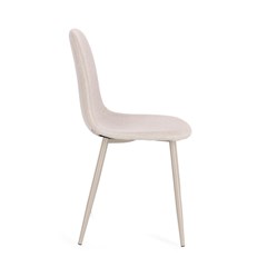 Velvet Chair Irelia Tortora Beige