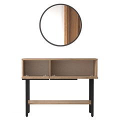 Dressing Table Light Oak with Mirror