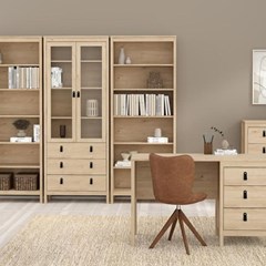 Madrid Desk 3 Drawers Oak