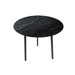 Coffee Table Tempered Glass and Metal Legs