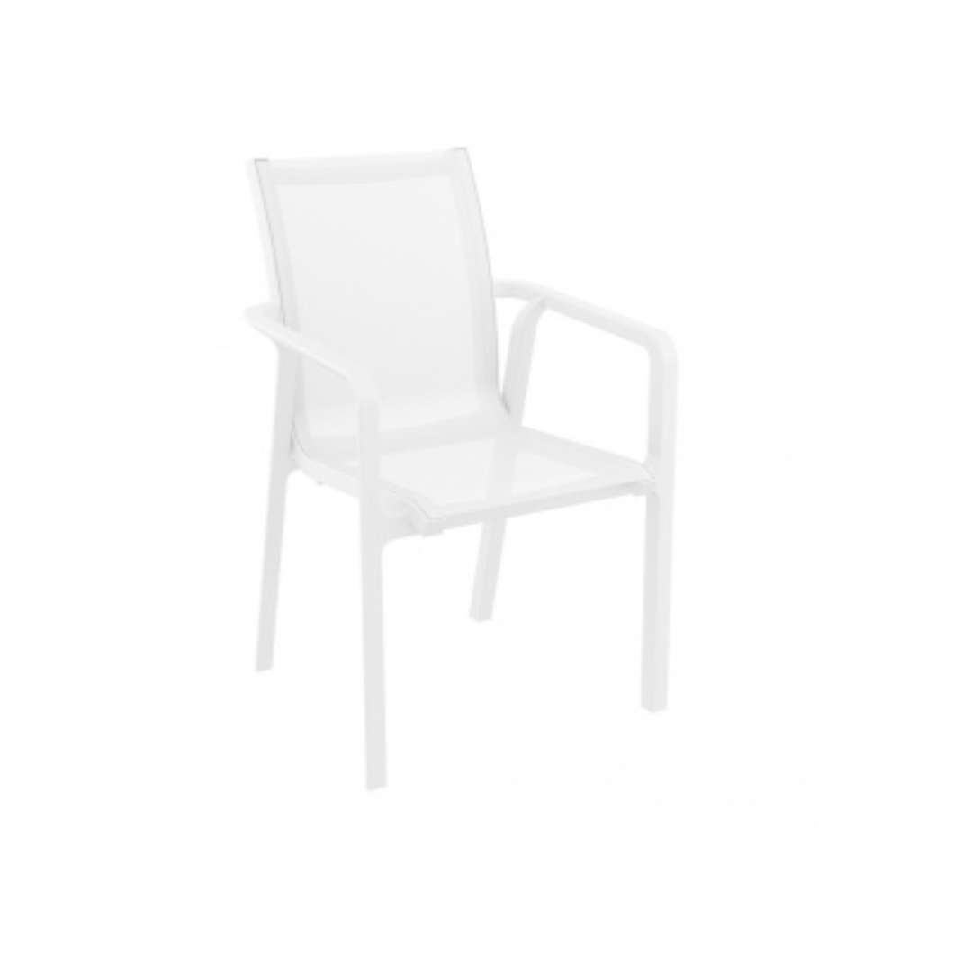 Arm Chair - White