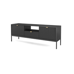 TV Unit 2 Doors 1 Drawer – Black