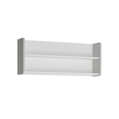 Two-Tier Hanging Shelf – Cool Grey & White Alpin