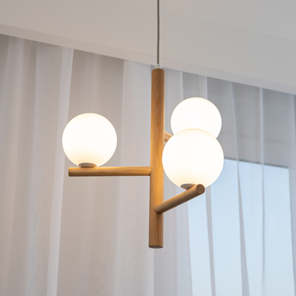 Hanging Lamp Estera - Wood