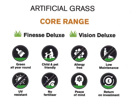 Artificial Turf Vision Deluxe 30 mm