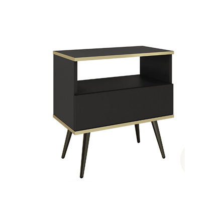 Nightstand – Black & Gold