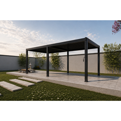 Manual Pergola 3x6x2.5M – Sandy Grey