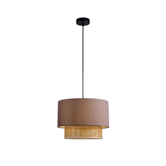 Pendant Light – Grey/Natural