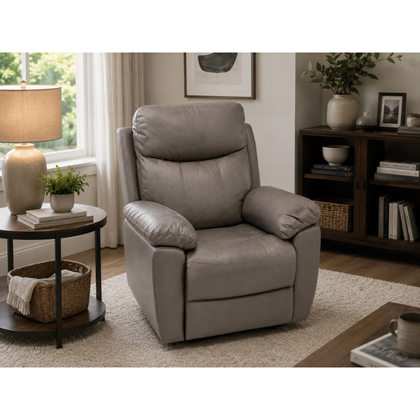 Dual Motor Electric Power Lift Recliner –Dark Grey