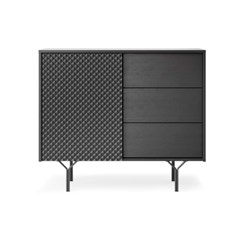 Sideboard 3 Cabinet – Black