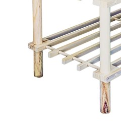Shoes Rack 4 Layers Made of Natural Wood
