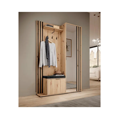 Hallway Cabinet – Artisan Oak & Black